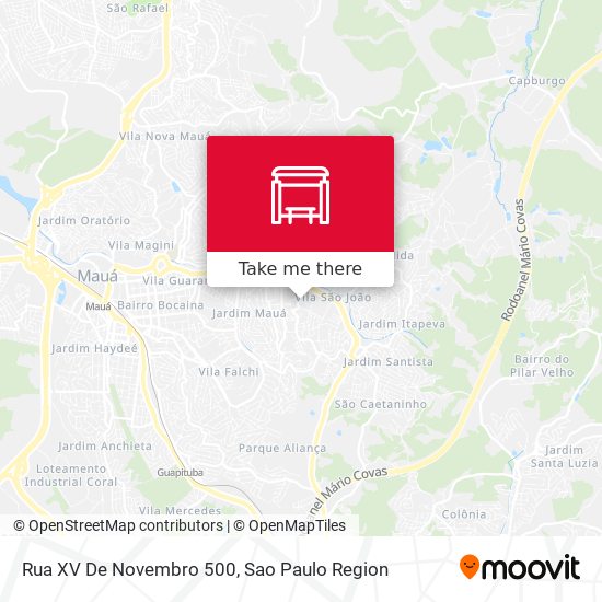 Rua XV De Novembro 500 map