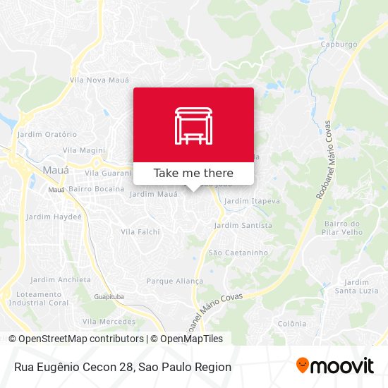 Rua Eugênio Cecon 28 map
