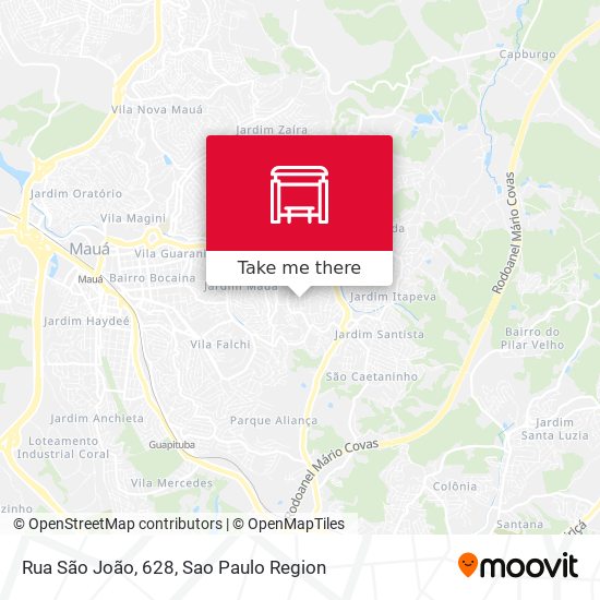 Rua São João, 628 map