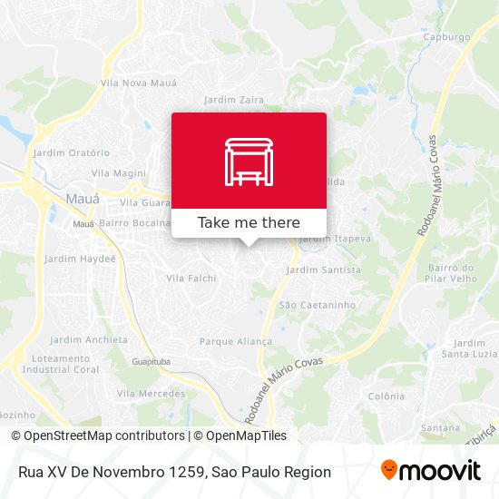 Rua XV De Novembro 1259 map