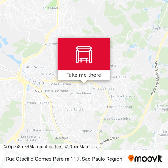 Mapa Rua Otacílio Gomes Pereira 117