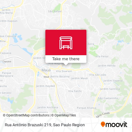 Rua Antônio Brazuski 219 map