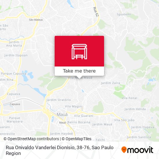 Rua Onivaldo Vanderlei Dionísio, 38-76 map