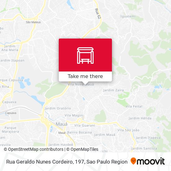 Rua Geraldo Nunes Cordeiro, 197 map