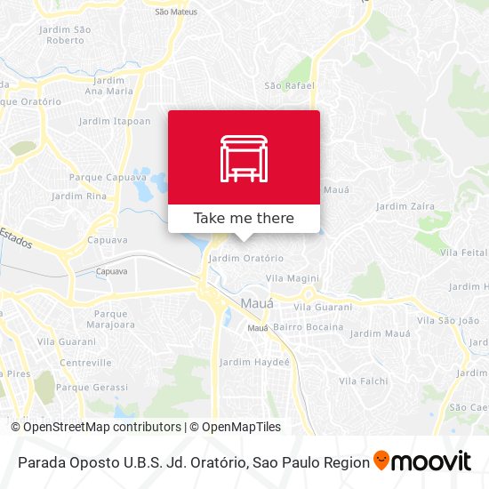Parada Oposto U.B.S. Jd. Oratório map
