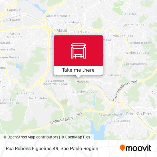 Rua Rubéns Figueiras 49 map