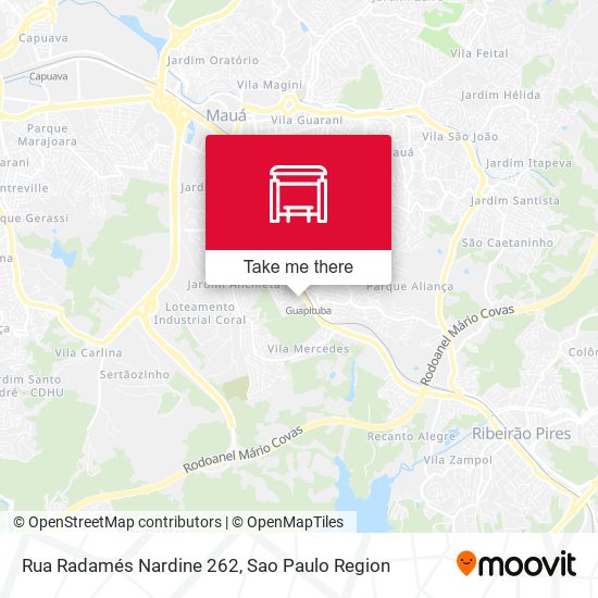 Rua Radamés Nardine 262 map