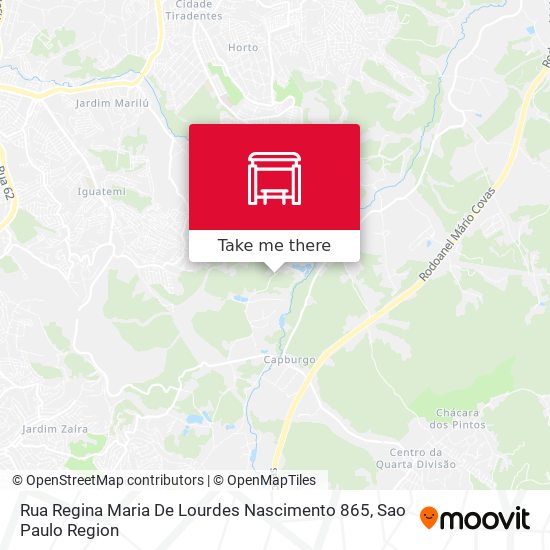 Rua Regina Maria De Lourdes Nascimento 865 map