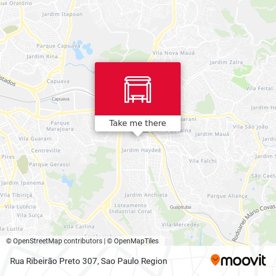 Rua Ribeirão Preto 307 map