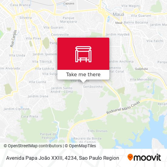 Avenida Papa João XXIII, 4234 map