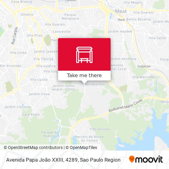 Avenida Papa João XXIII, 4289 map
