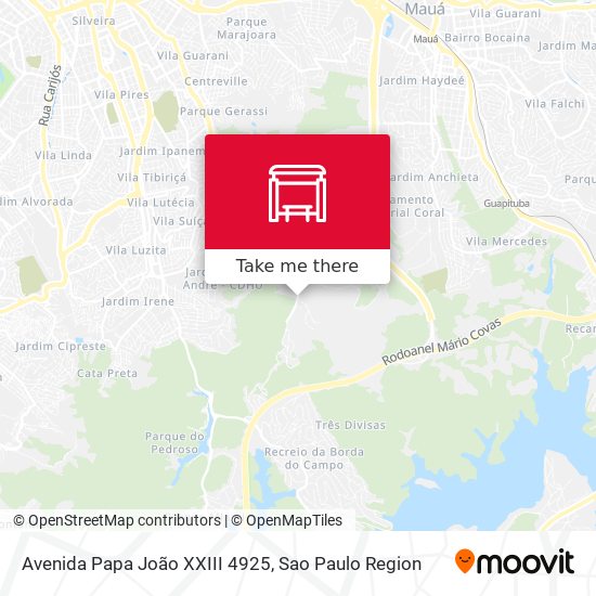 Avenida Papa João XXIII 4925 map