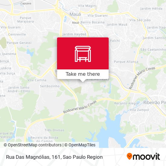 Rua Das Magnólias, 161 map