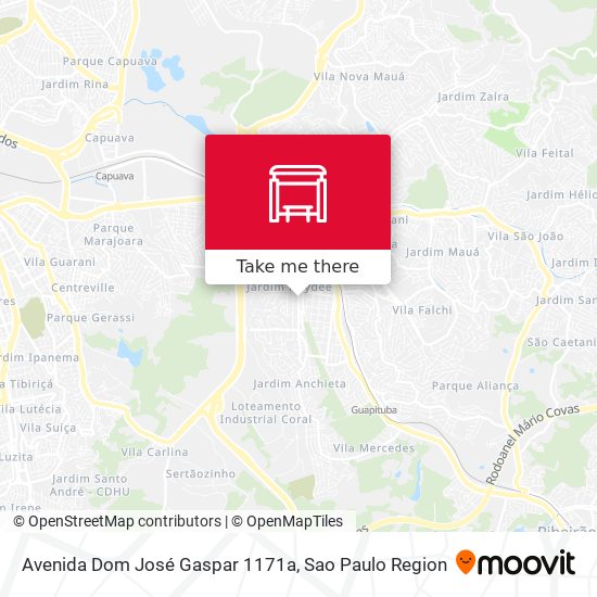 Avenida Dom José Gaspar 1171a map