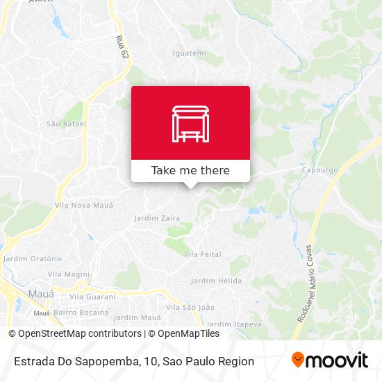 Estrada Do Sapopemba, 10 map