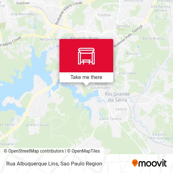 Rua Albuquerque Lins map