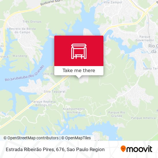 Estrada Ribeirão Píres, 676 map