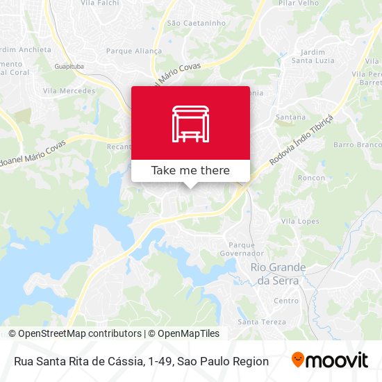 Rua Santa Rita de Cássia, 1-49 map