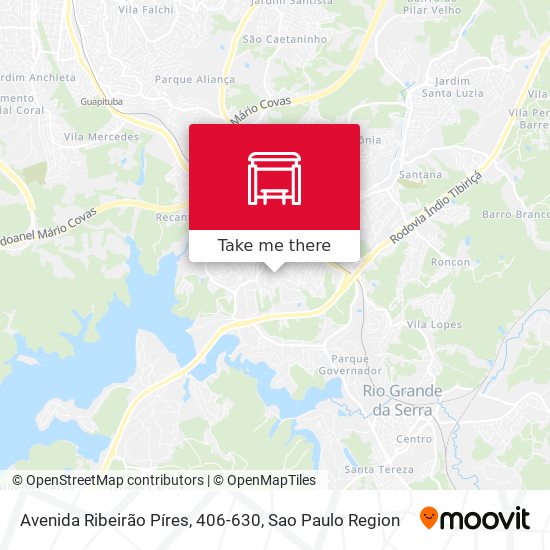 Avenida Ribeirão Píres, 406-630 map