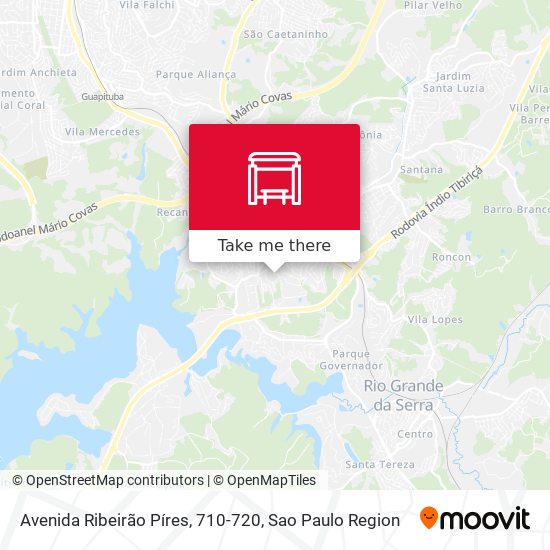 Avenida Ribeirão Píres, 710-720 map