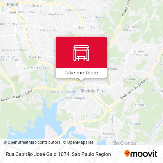Rua Capitão José Galo 1074 map