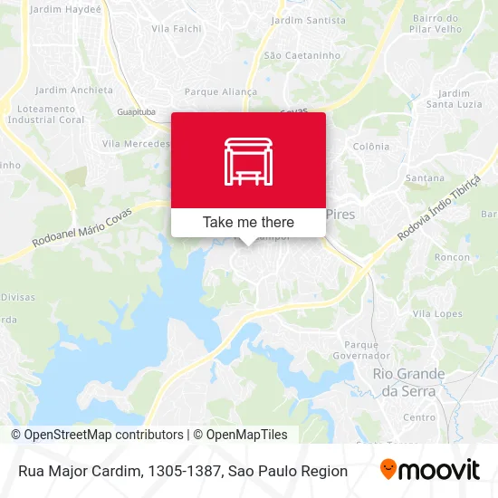 Rua Major Cardim, 1305-1387 map