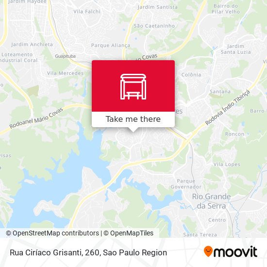 Rua Ciríaco Grisanti, 260 map