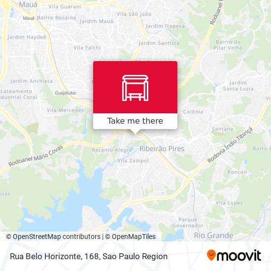 Rua Belo Horizonte, 168 map