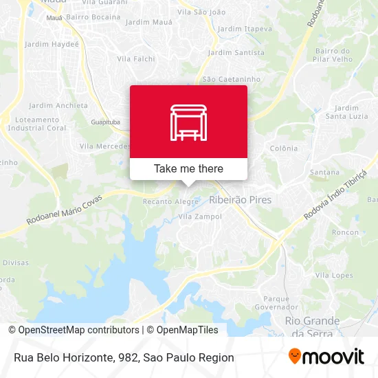 Rua Belo Horizonte, 982 map