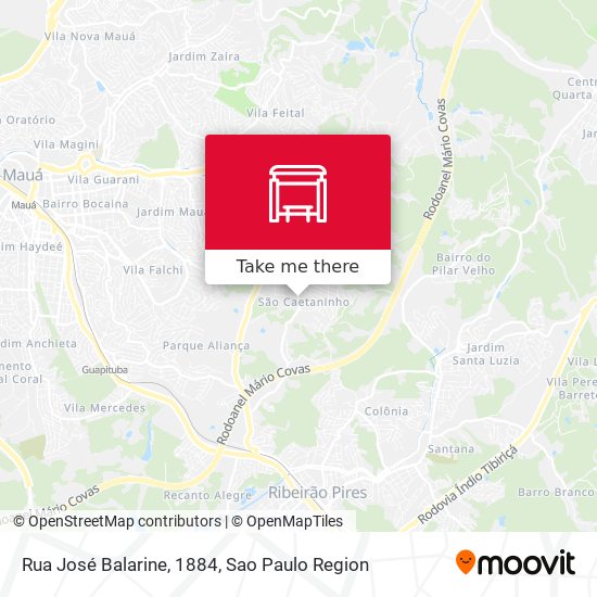 Rua José Balarine, 1884 map