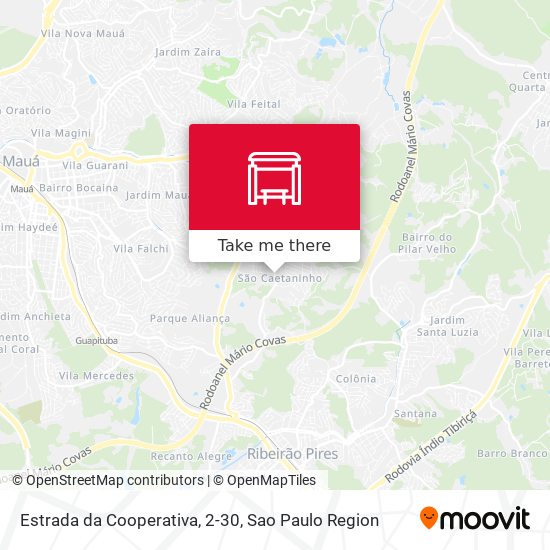 Estrada da Cooperativa, 2-30 map