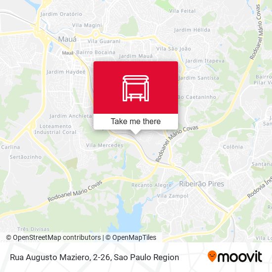 Rua Augusto Maziero, 2-26 map