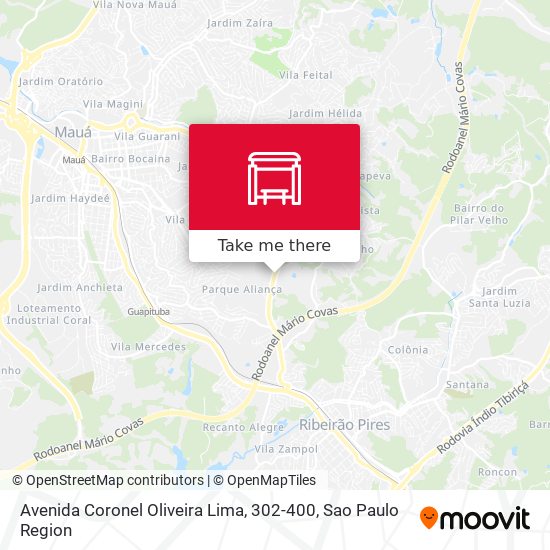 Avenida Coronel Oliveira Lima, 302-400 map