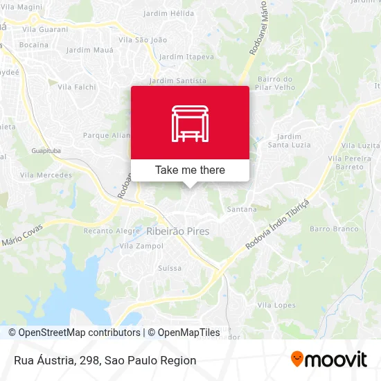 Rua Áustria, 298 map
