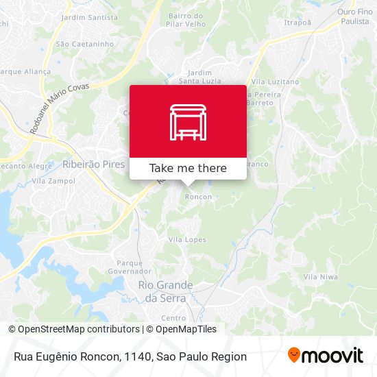 Rua Eugênio Roncon, 1140 map