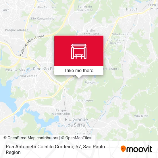 Rua Antonieta Colalilo Cordeiro, 57 map