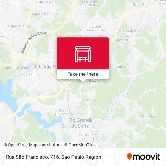 Rua São Francisco, 716 map
