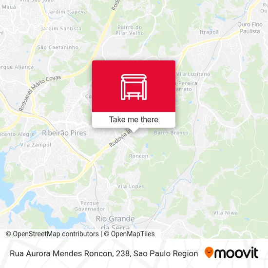 Rua Aurora Mendes Roncon, 238 map