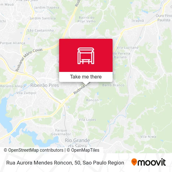 Rua Aurora Mendes Roncon, 50 map