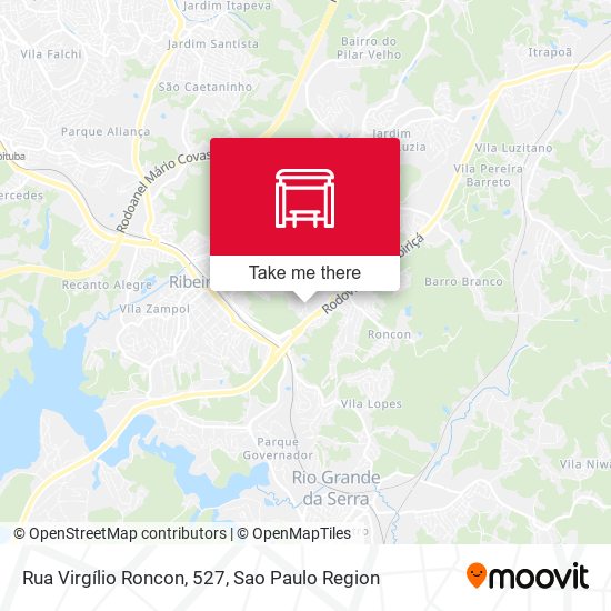 Rua Virgílio Roncon, 527 map