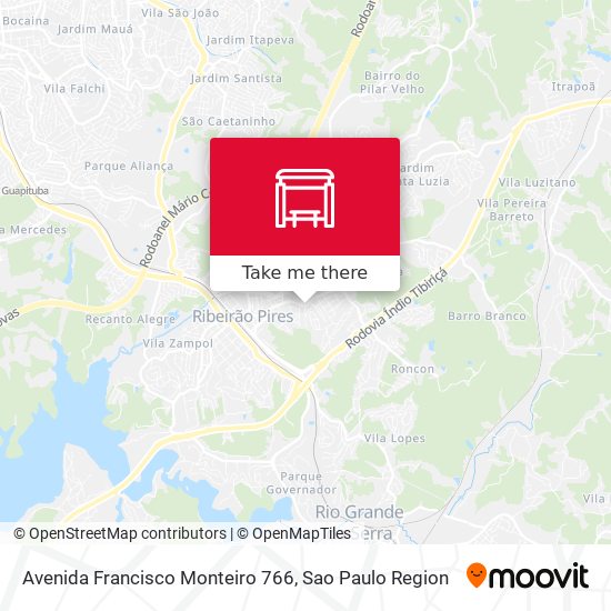 Avenida Francisco Monteiro 766 map