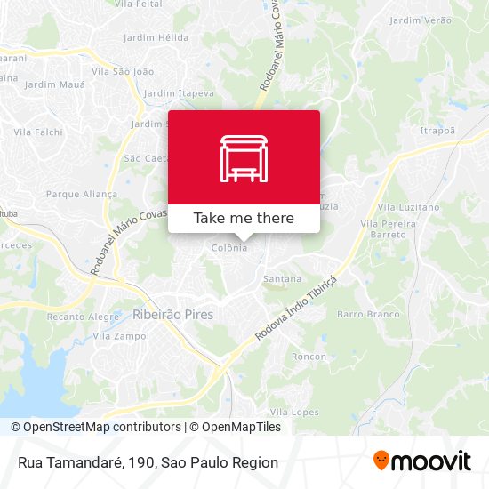 Rua Tamandaré, 190 map
