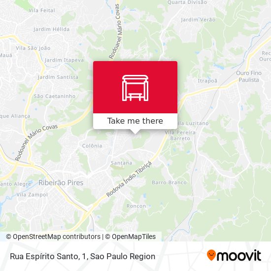 Rua Espírito Santo, 1 map
