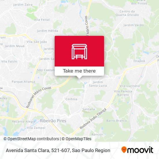 Avenida Santa Clara, 521-607 map