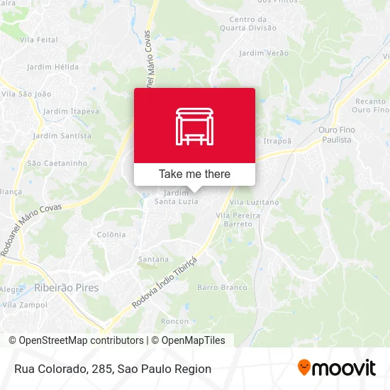 Rua Colorado, 285 map