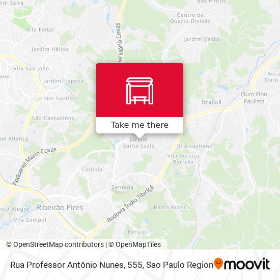 Rua Professor Antônio Nunes, 555 map