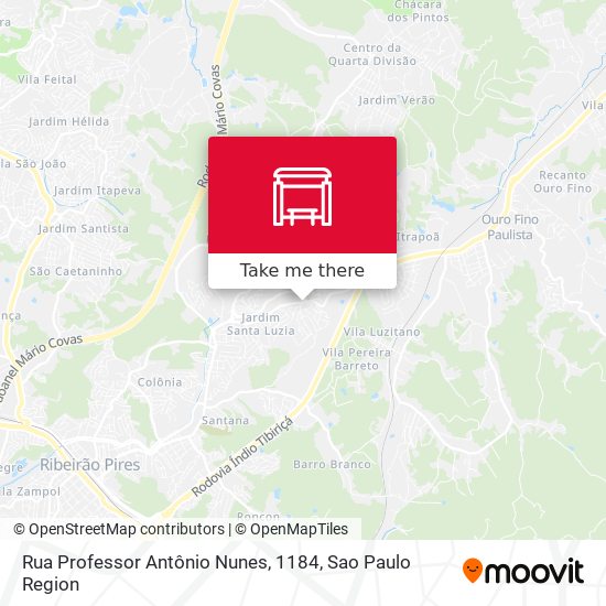 Rua Professor Antônio Nunes, 1184 map