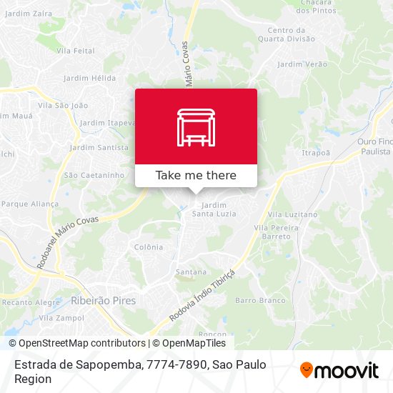 Estrada de Sapopemba, 7774-7890 map