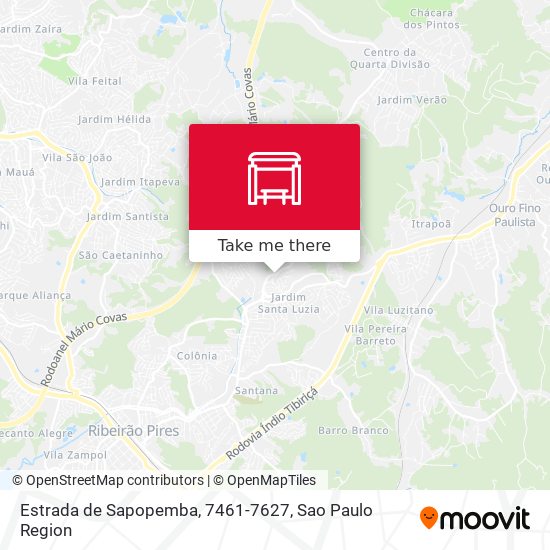 Estrada de Sapopemba, 7461-7627 map