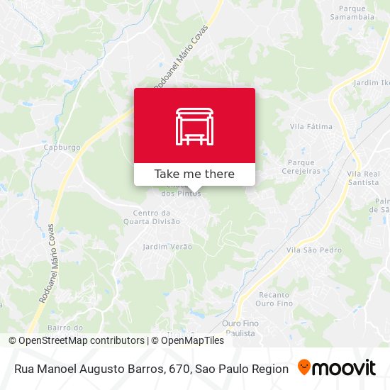 Rua Manoel Augusto Barros, 670 map